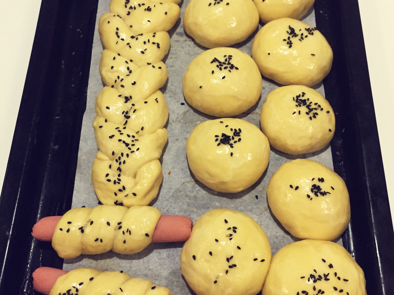 超松软北海道造型面包（简单易操作）的做法 步骤7