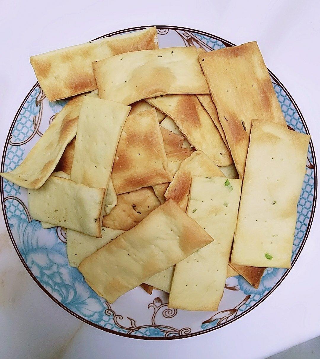 超级酥脆又美味 香葱味苏打饼干 超级简单 易上手