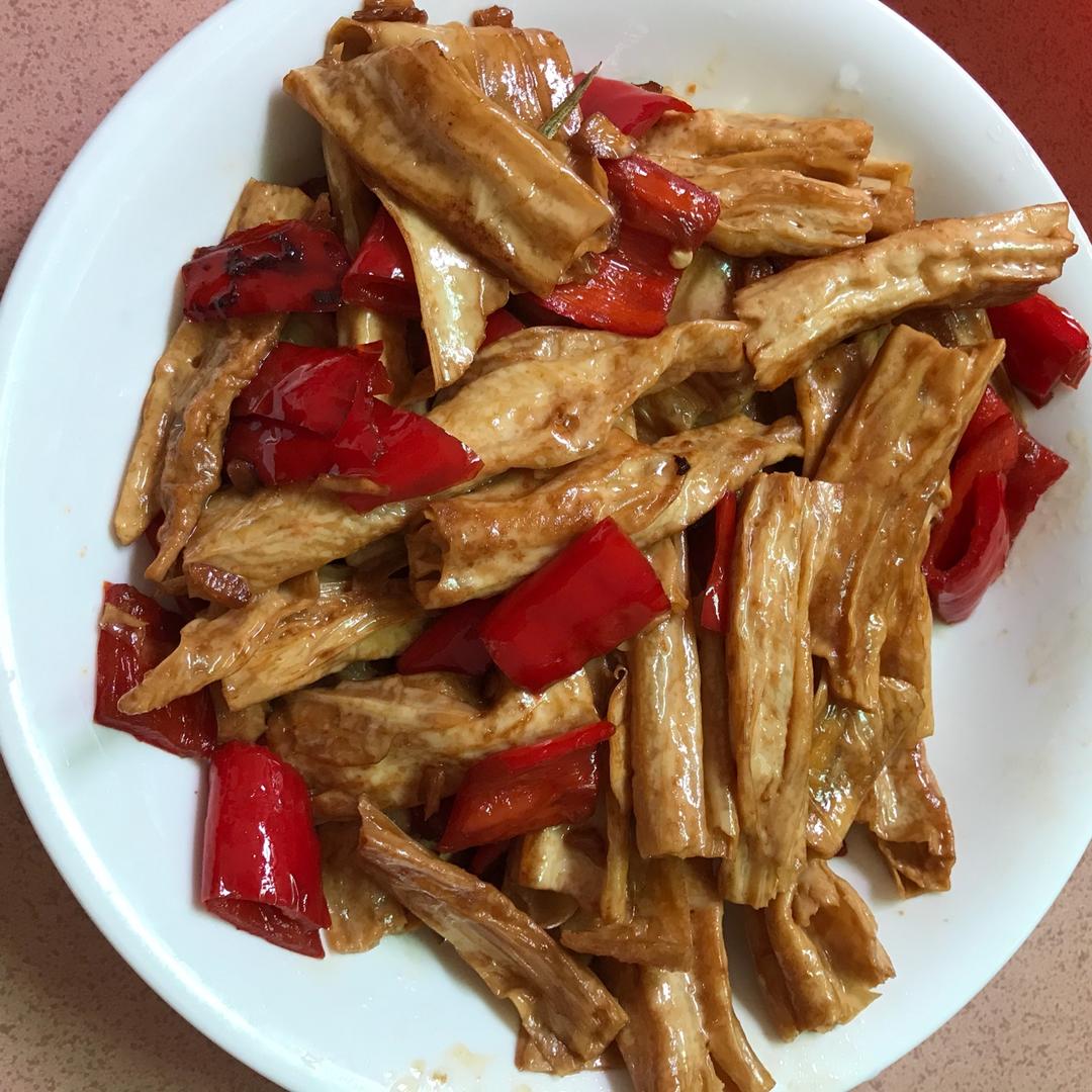 快手烧腐竹