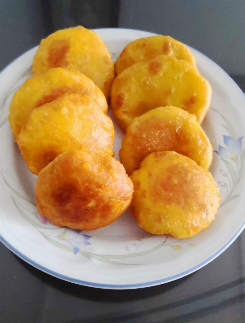 炸糖糕，红糖油糕