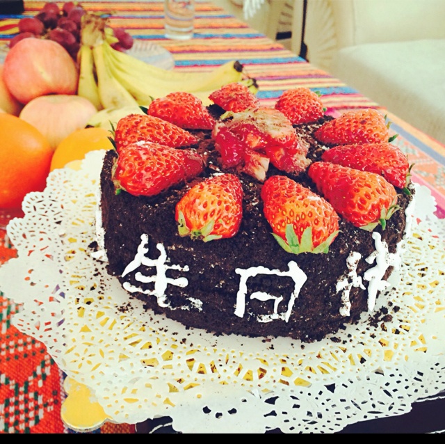 奥利奥水果奶油蛋糕