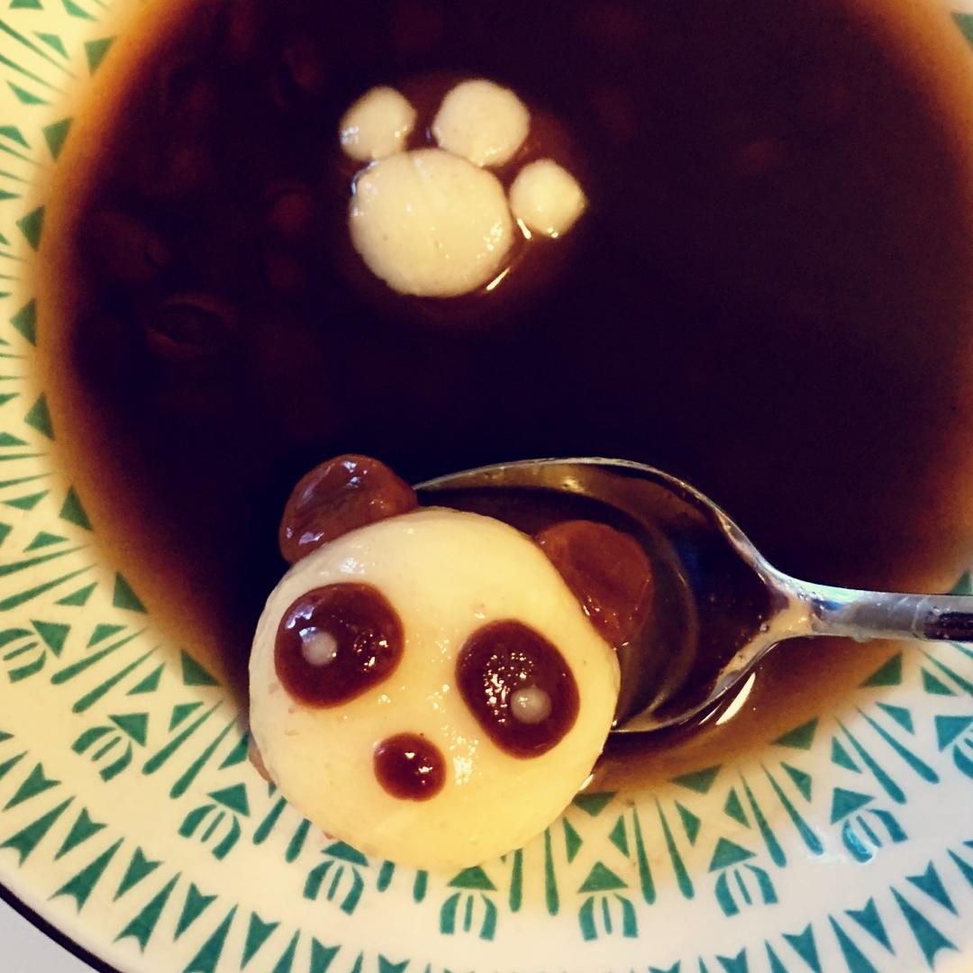 熊猫红豆汤圆