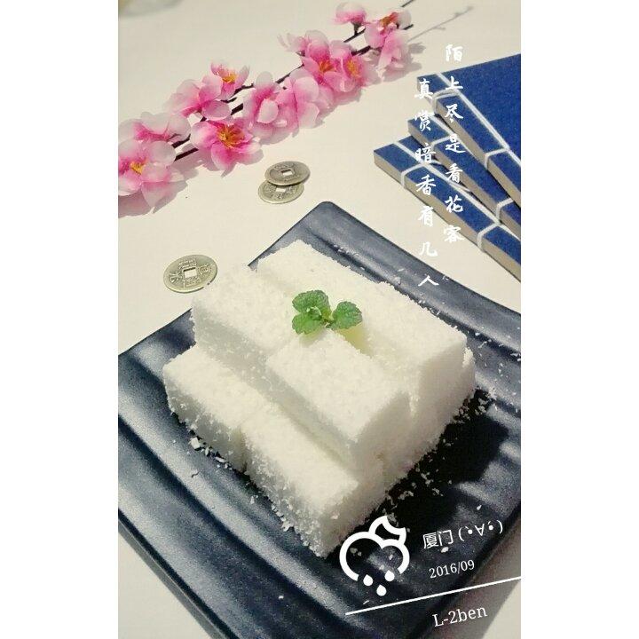 [无奶油]椰奶冻/椰丝小方