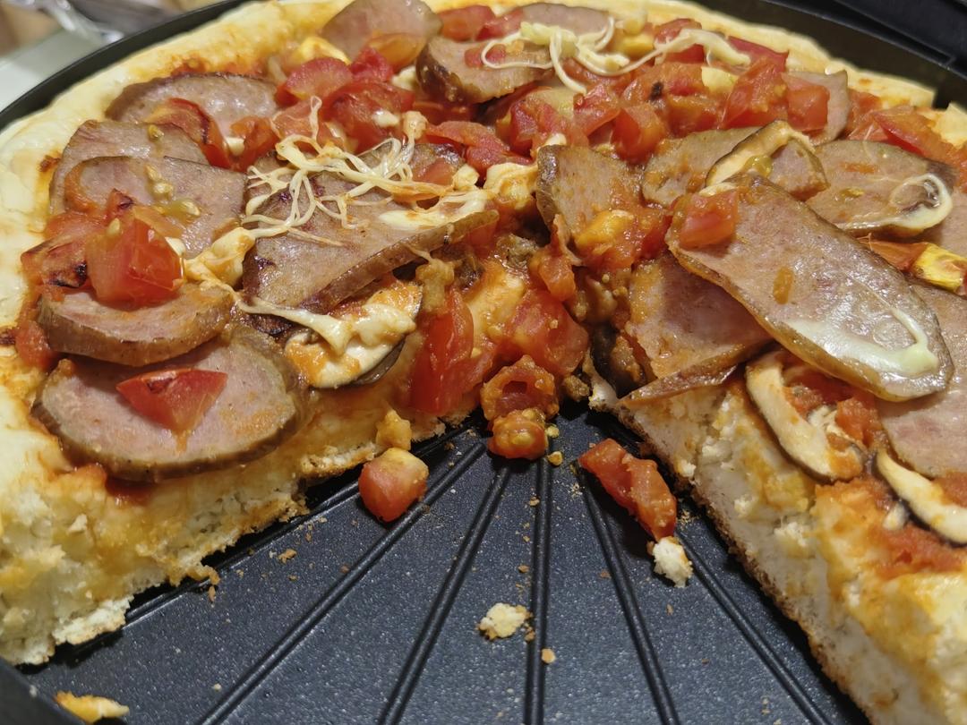 被惊艳到❗️一口爱上❗️超薄玛格丽特披萨🍕