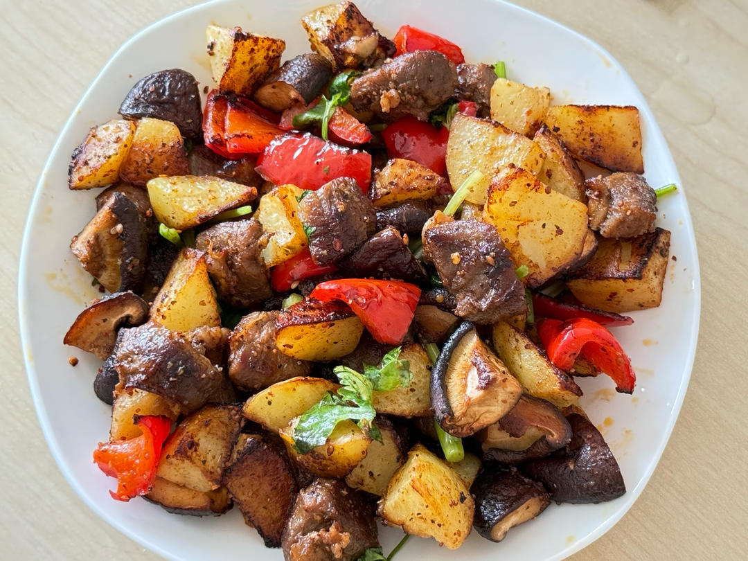 办公室时蔬煎烤大油边