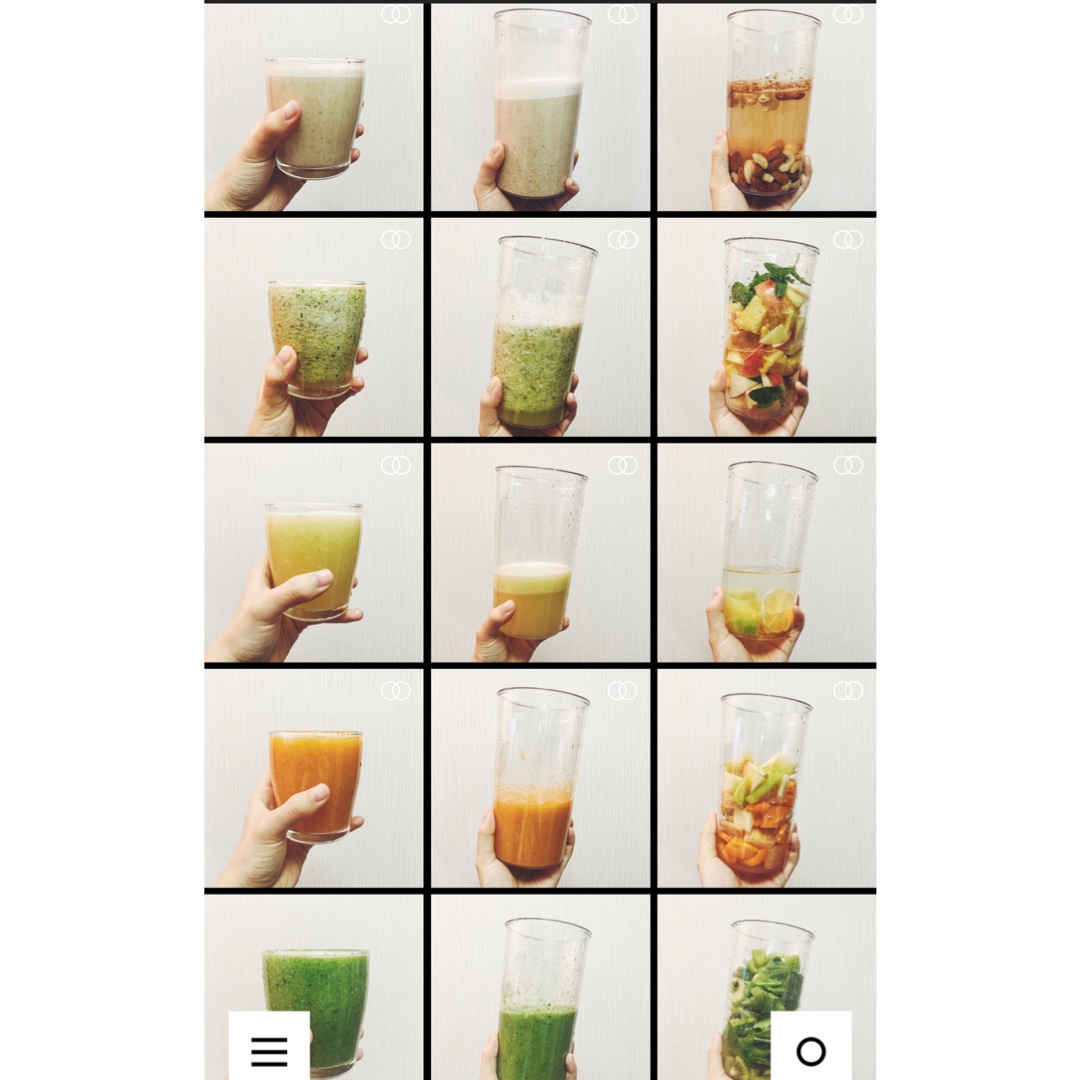 自制hey juice排毒果蔬汁。