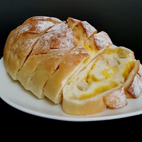 香肠（培根）芝士面包-老面版