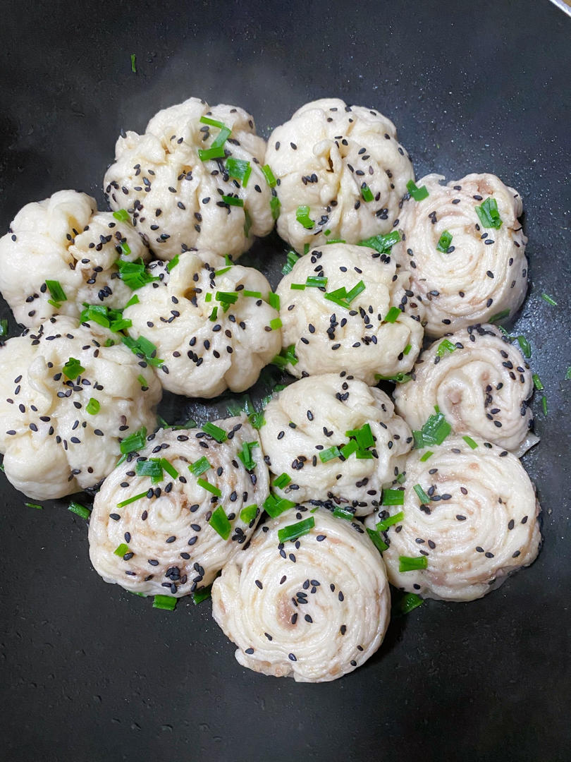 一定要做！—煎卷子【生煎花卷】