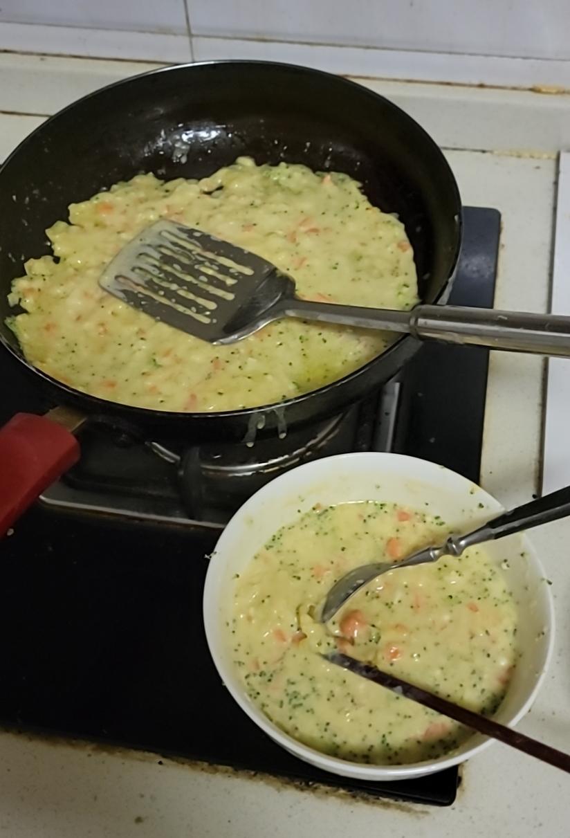 简单快手蔬菜鸡蛋煎饼