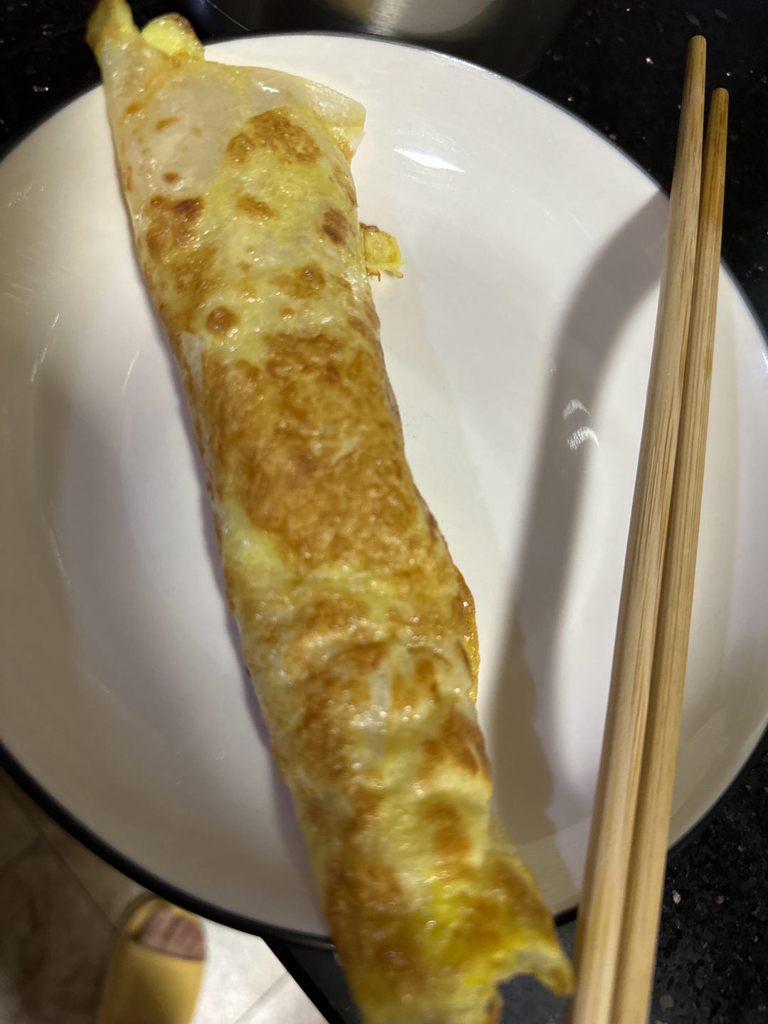 快手早餐：葱花鸡蛋饼