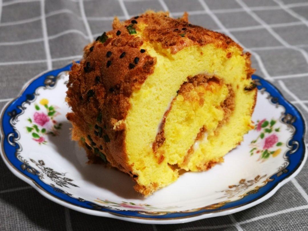 香葱肉松卷 蛋糕卷-无敌美味