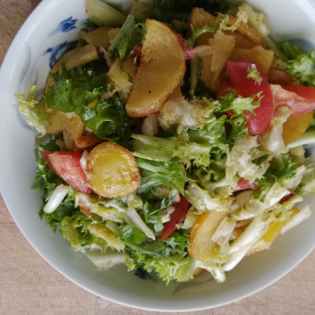 土豆菠菜沙拉 Spinach Salad with Potato
