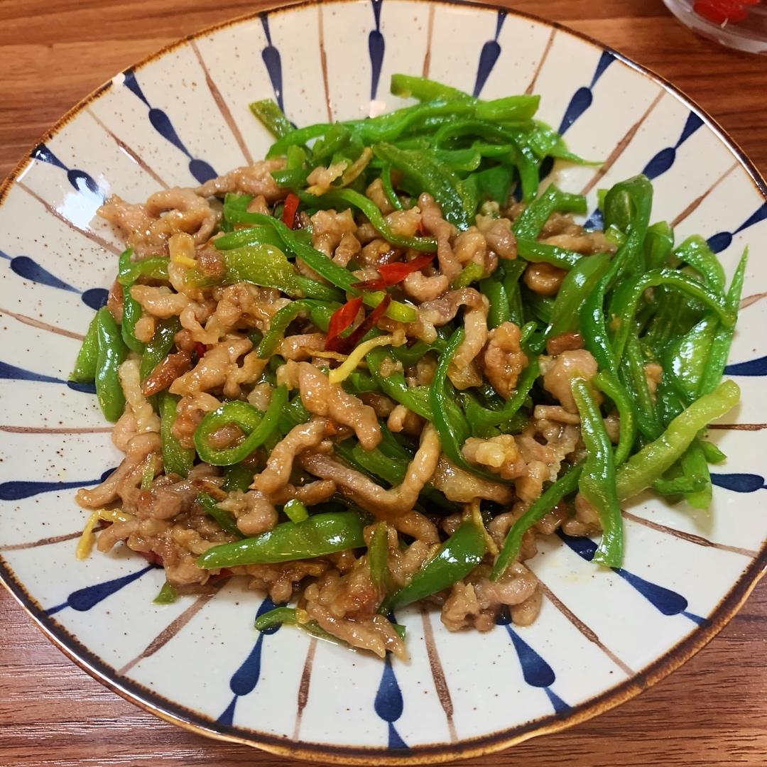 青椒炒肉丝