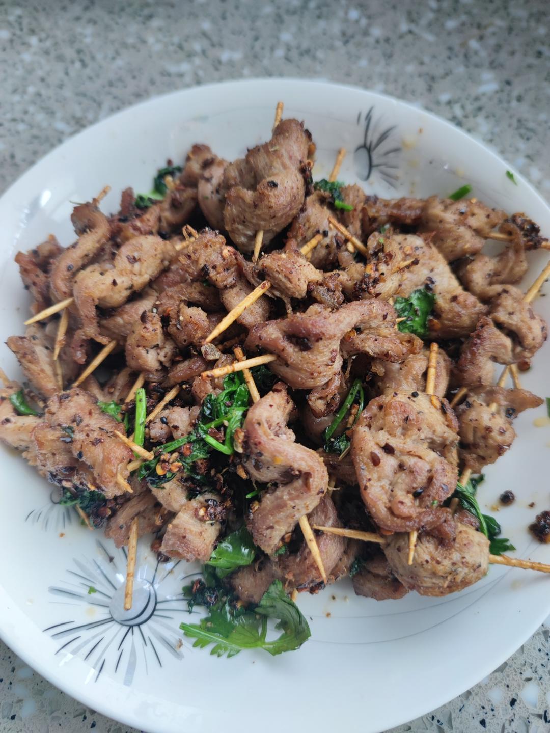 好吃到没朋友的牙签肉