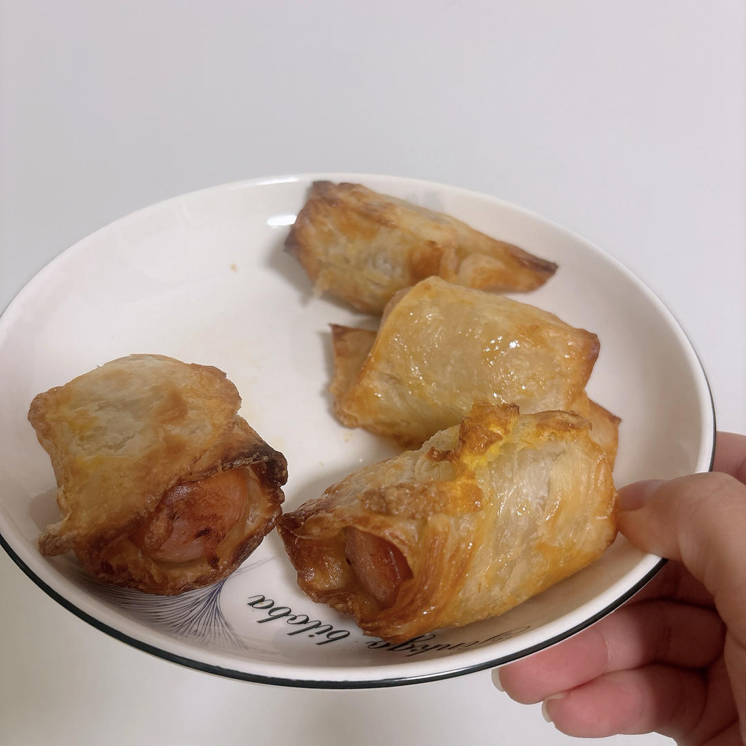 手抓饼也能做🥐可颂面包