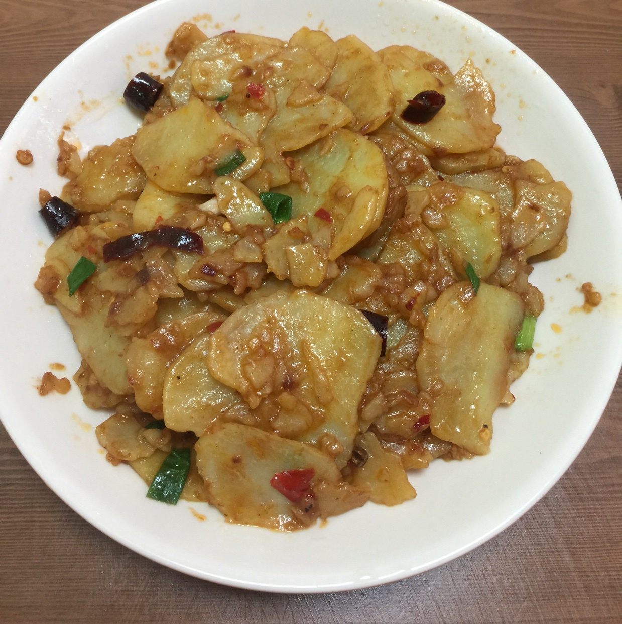 孜然炒土豆（毫无技术含量）