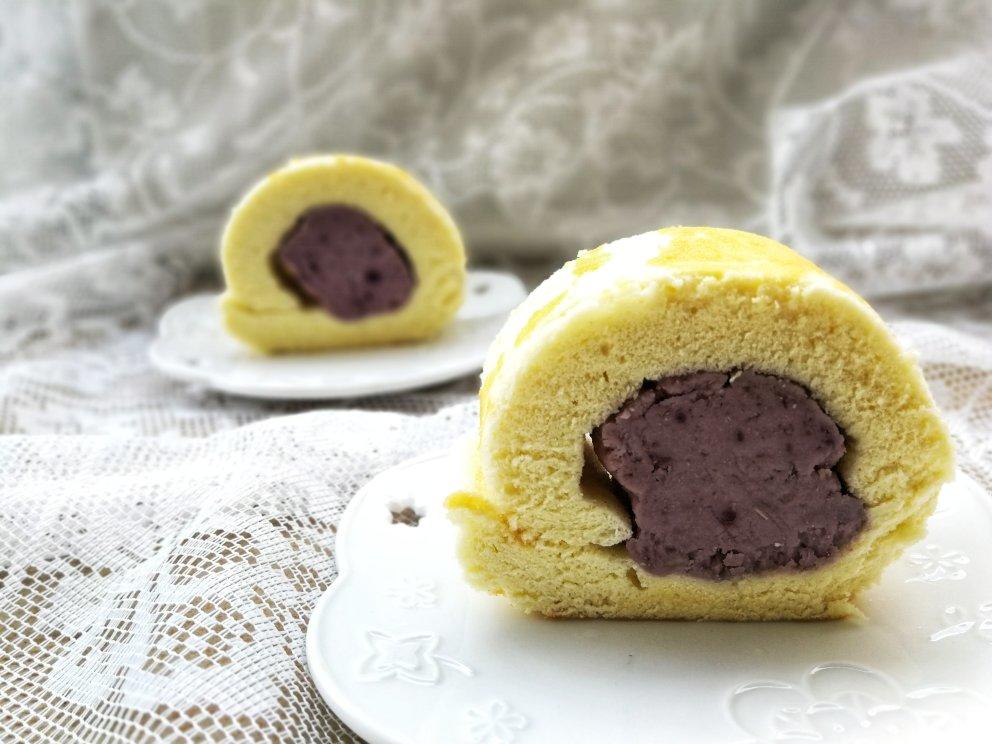 香芋紫薯蛋糕卷