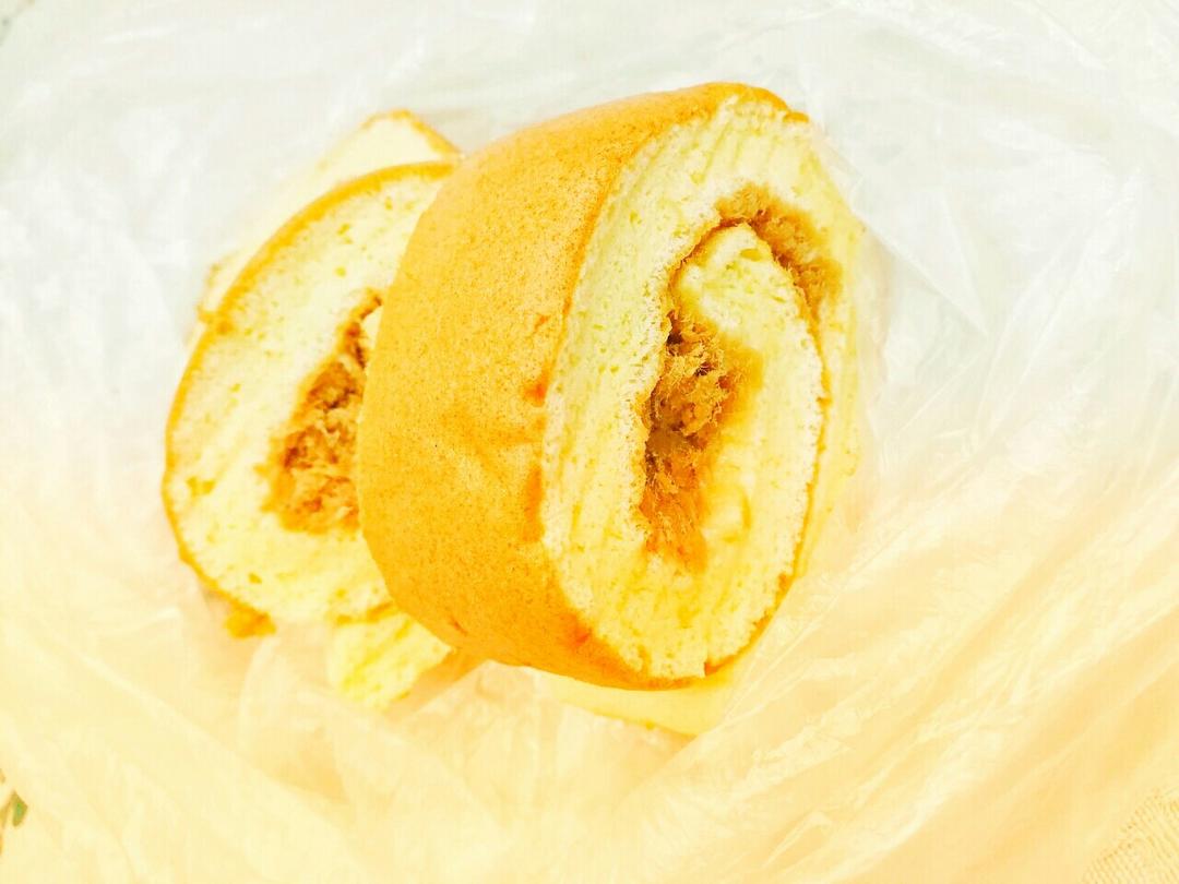 香葱肉松肥蛋糕卷～