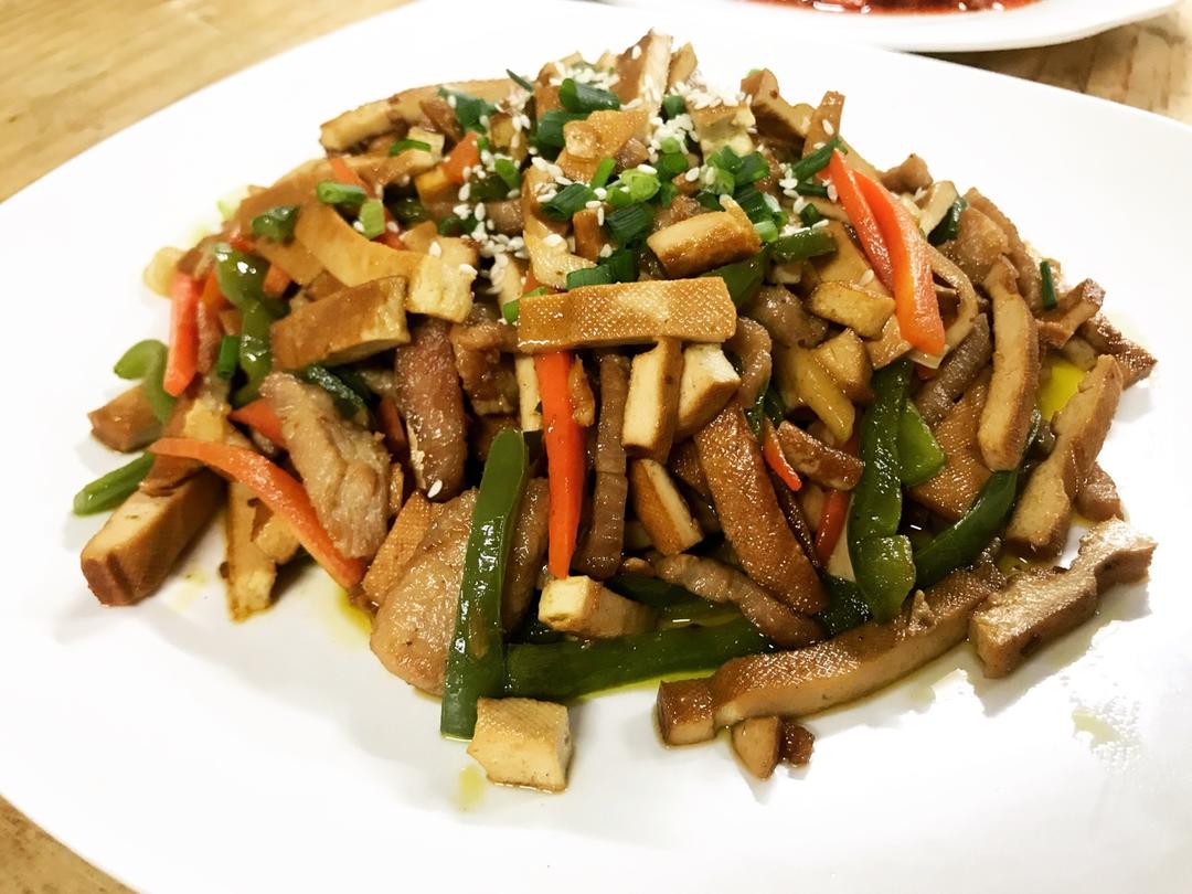 青椒豆腐干