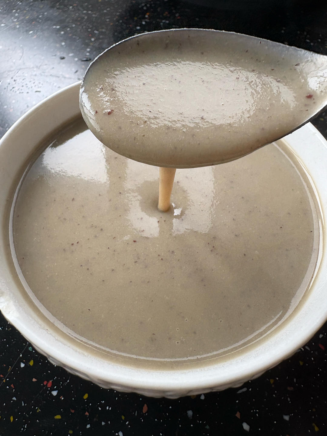 小美版—苹果山药黑豆糊