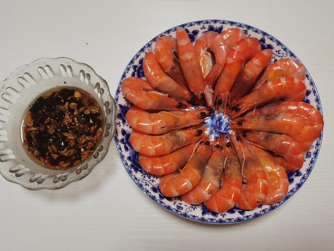 最简单的白灼虾（水煮）盐水基尾虾