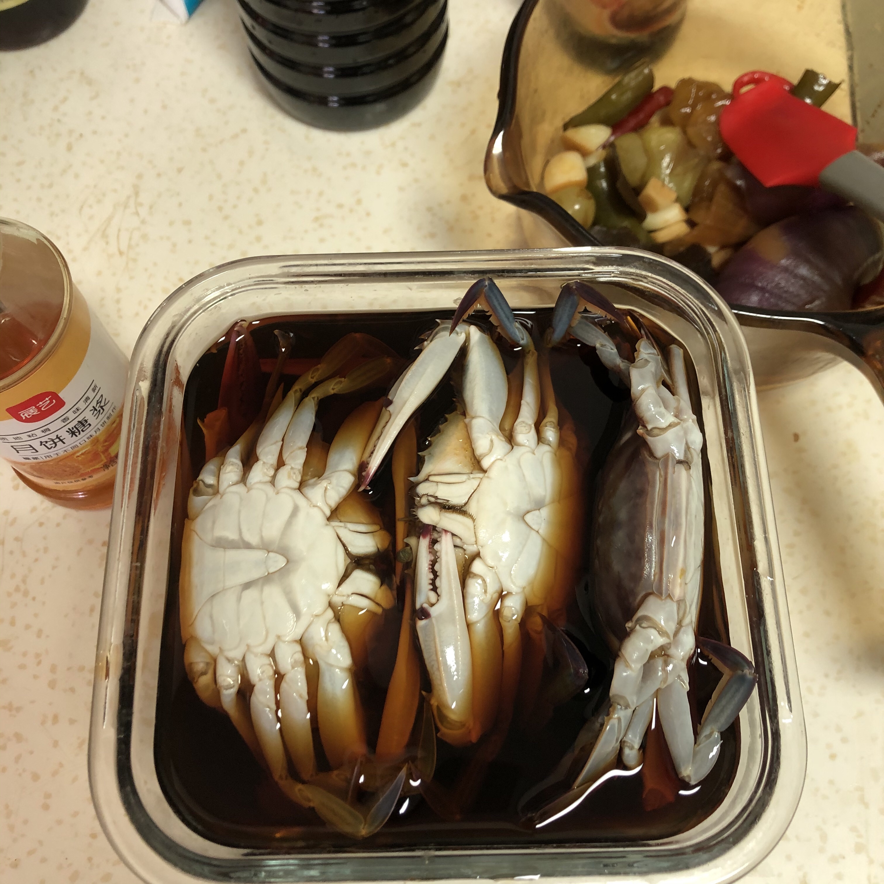 韩国酱蟹被风味人间馋到了的做法