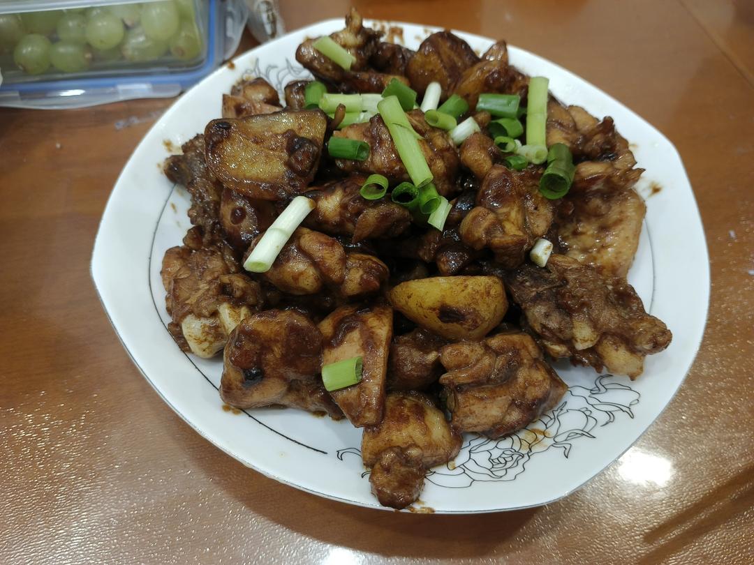 葱油焖鸡