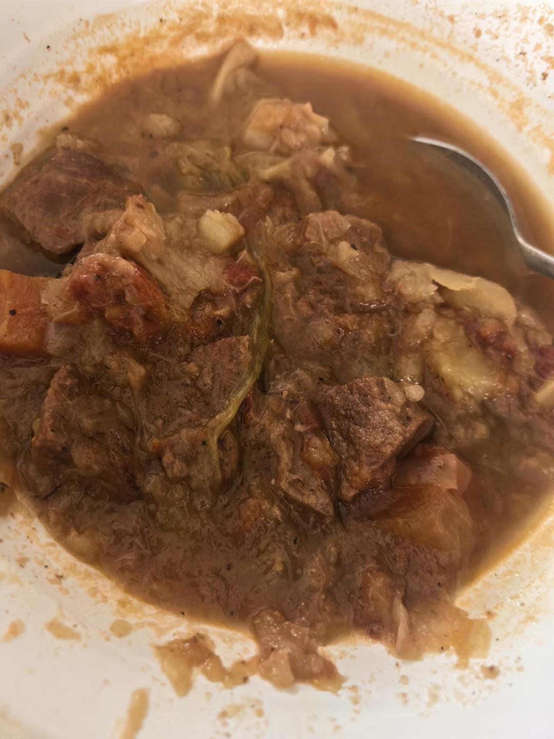 土豆炖牛肉