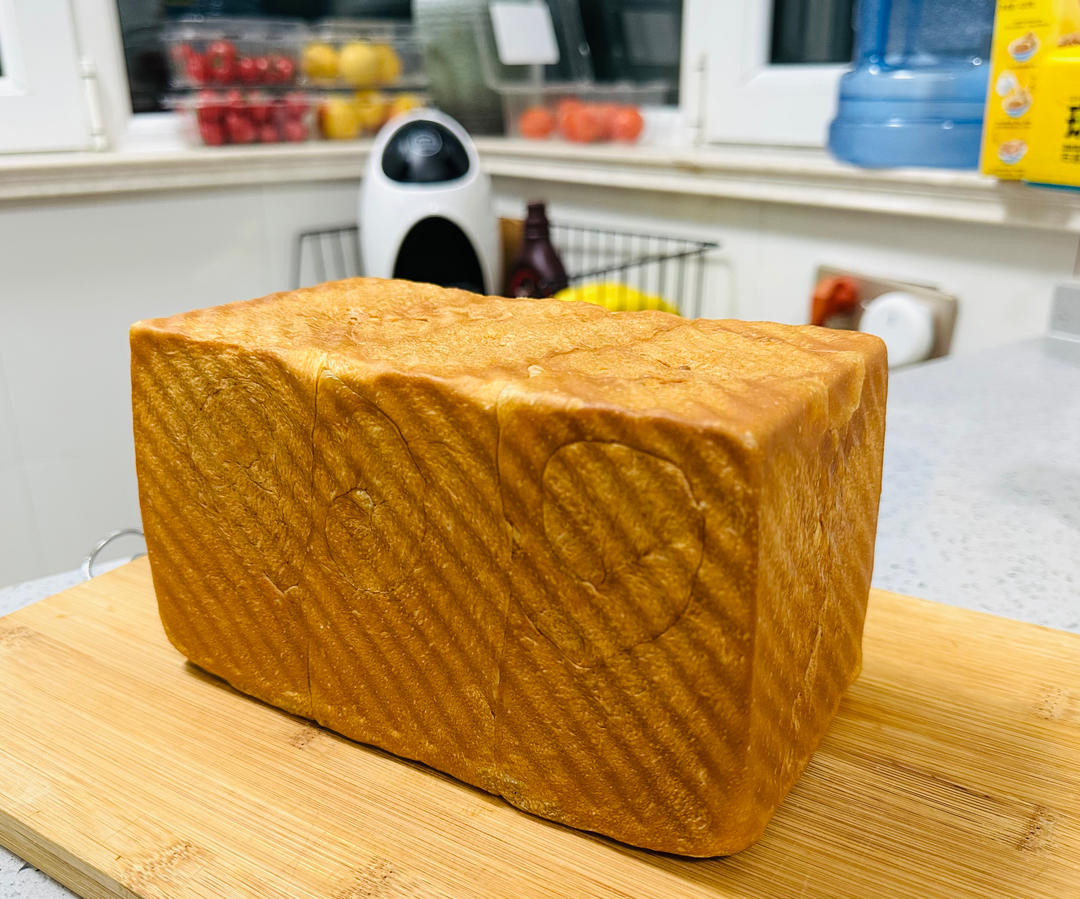 超级好吃的原味面包（面包机版）