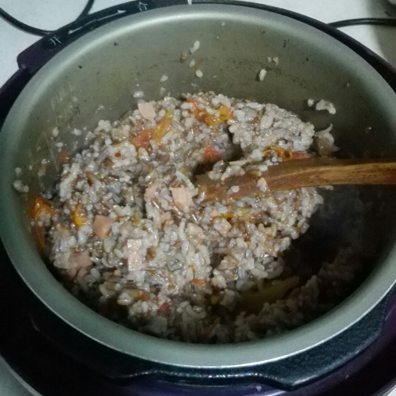 风靡美国华人网络的【电饭锅西红柿焖饭】