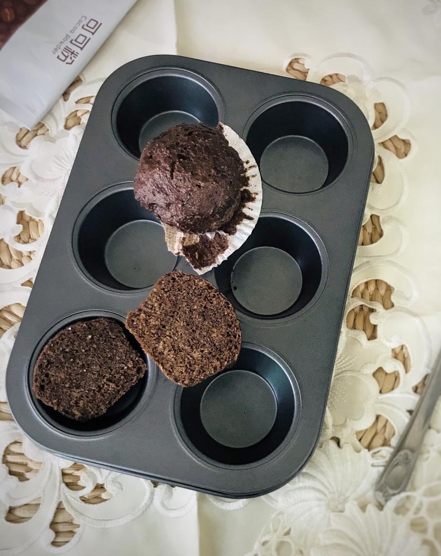 全麦可可发糕