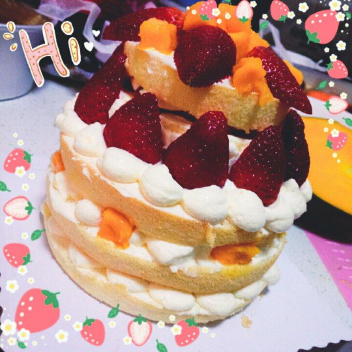 超好记八寸戚风蛋糕（后蛋法）