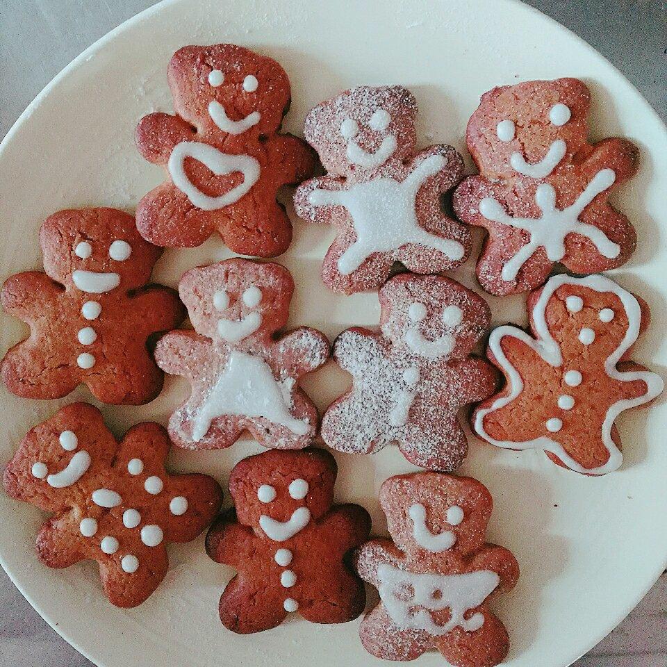 【圣诞】法式姜饼人饼干~姜糖饼干