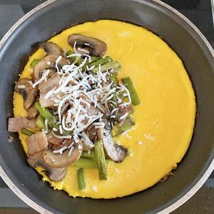 芦笋蘑菇芝士蛋饼✨的做法 步骤10
