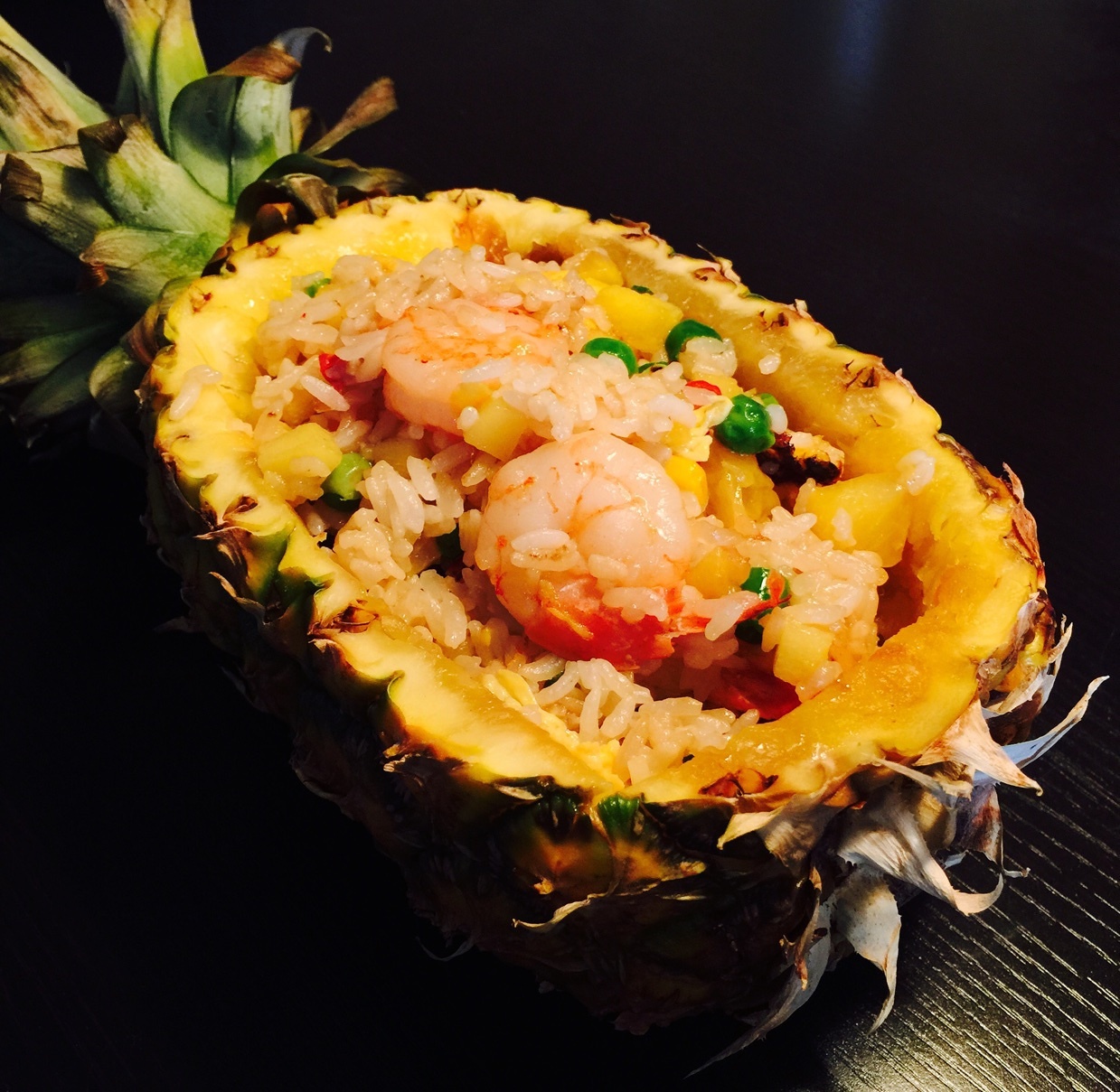 泰椒虾仁菠萝饭的做法