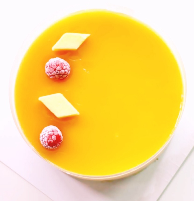 【视频】芒果慕斯（6寸） | 含镜面果胶配方