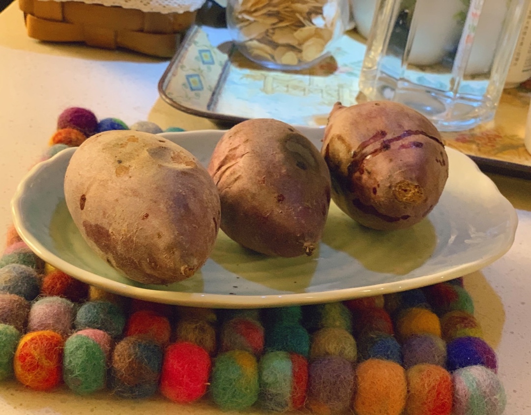 2016.3.27 烤箱烤紫薯，巨简单！