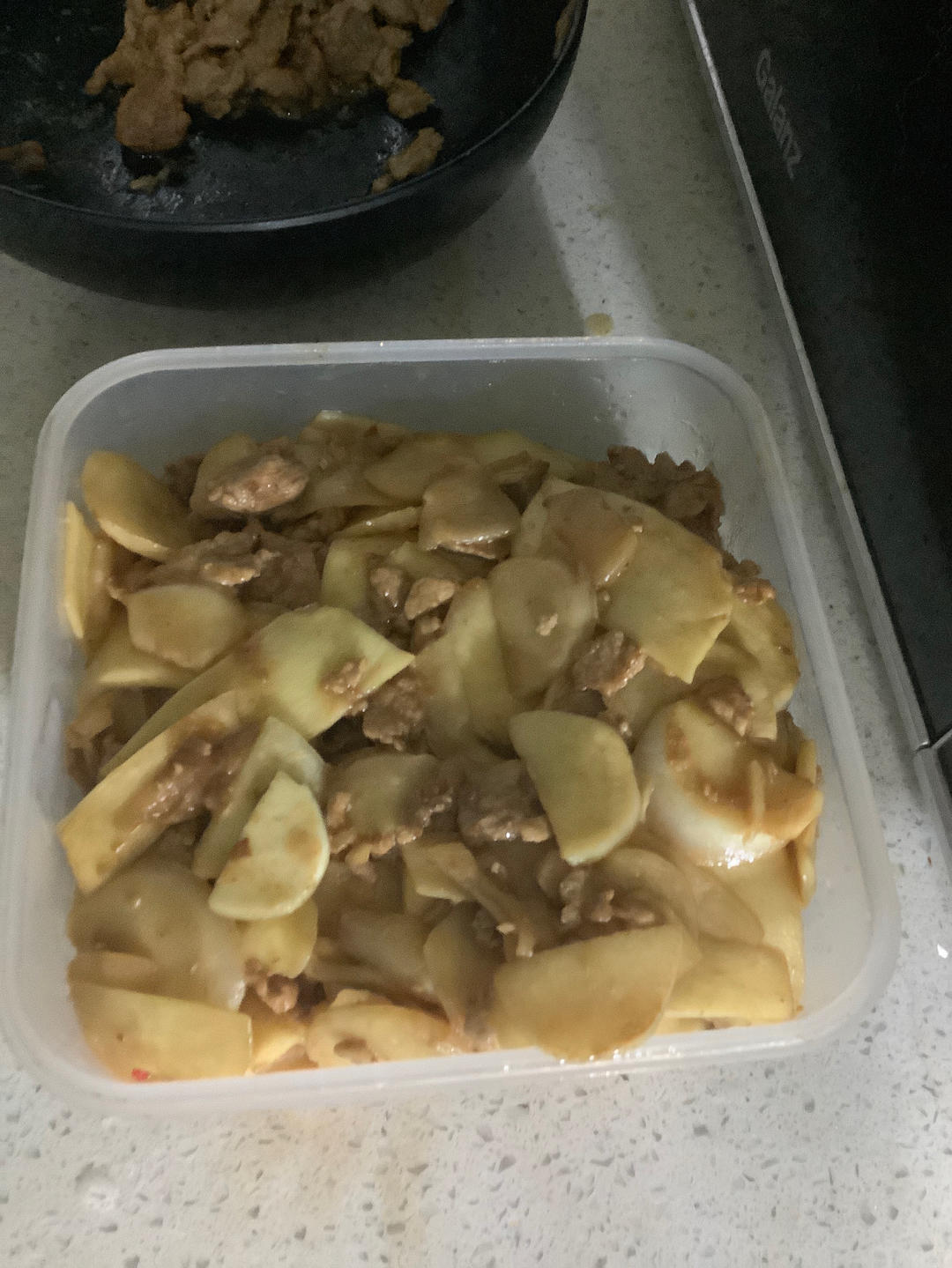茭白炒肉片
