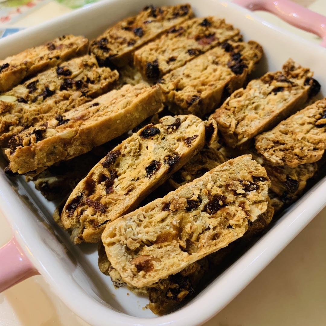 代餐棒--燕麦坚果意式脆饼