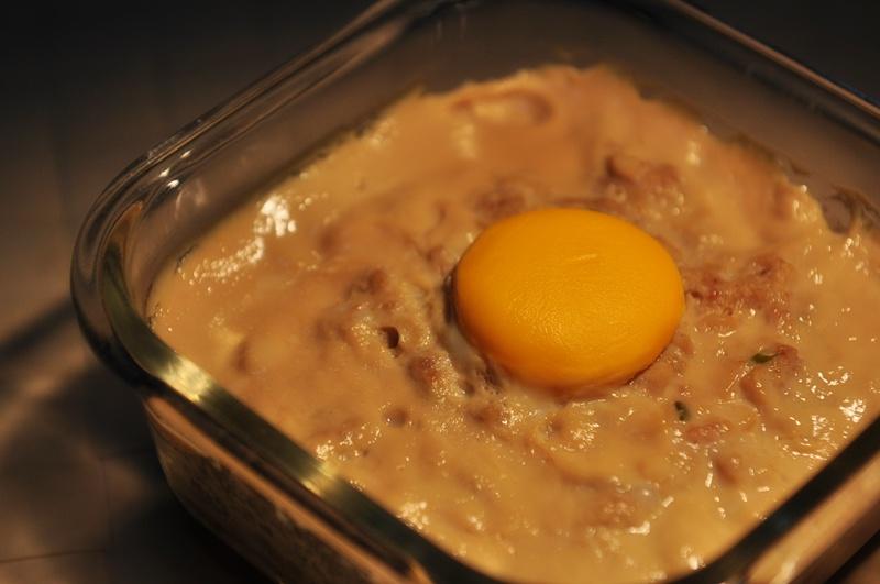 杏鲍菇肉糜炖蛋 / 肉饼子炖蛋的做法 步骤4