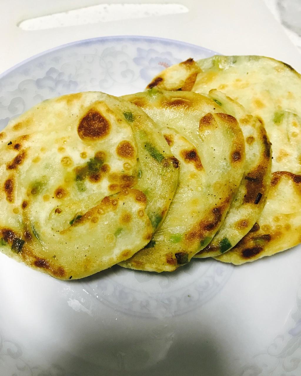 饺子皮葱油饼
