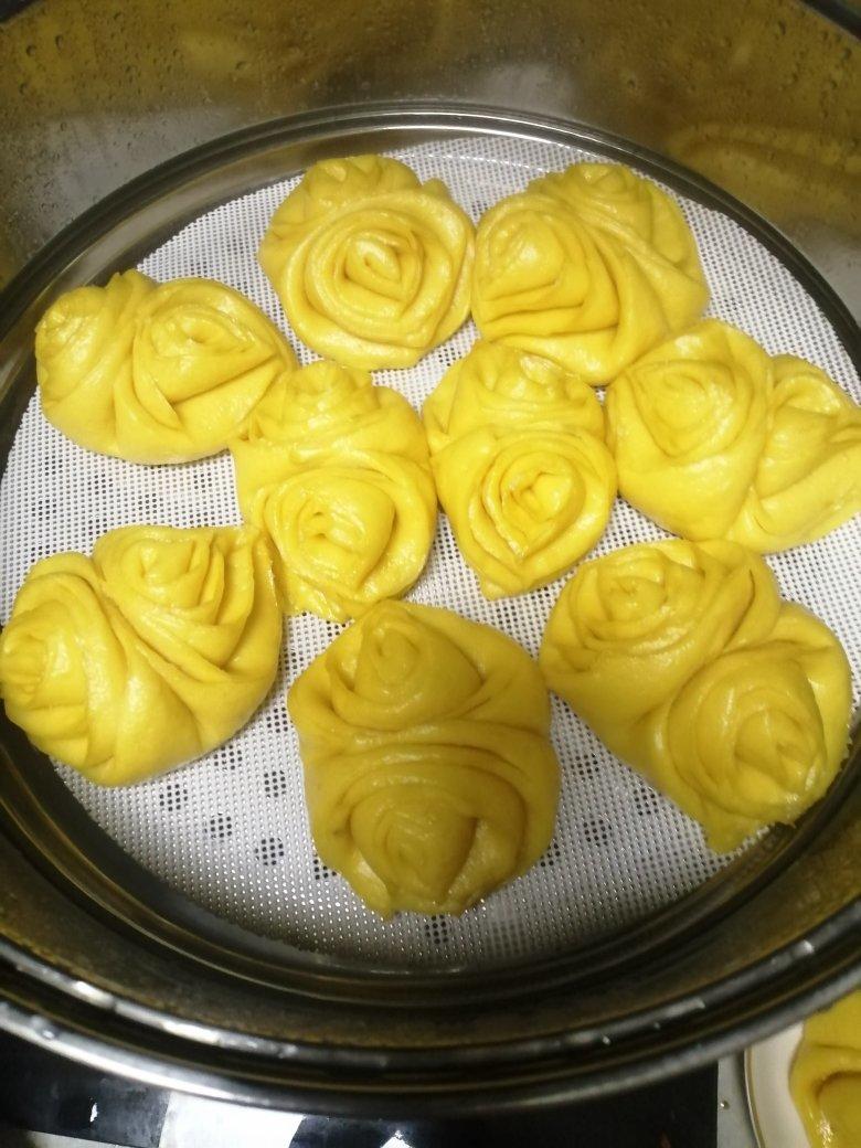 南瓜花卷馒头