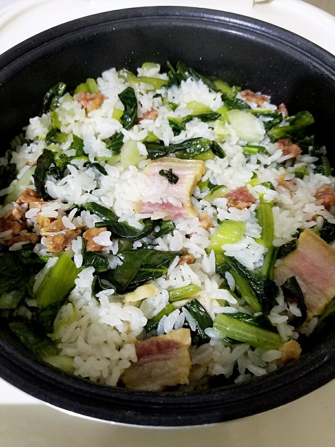 apple-141做的上海菜饭/上海咸酸饭(电饭煲版)