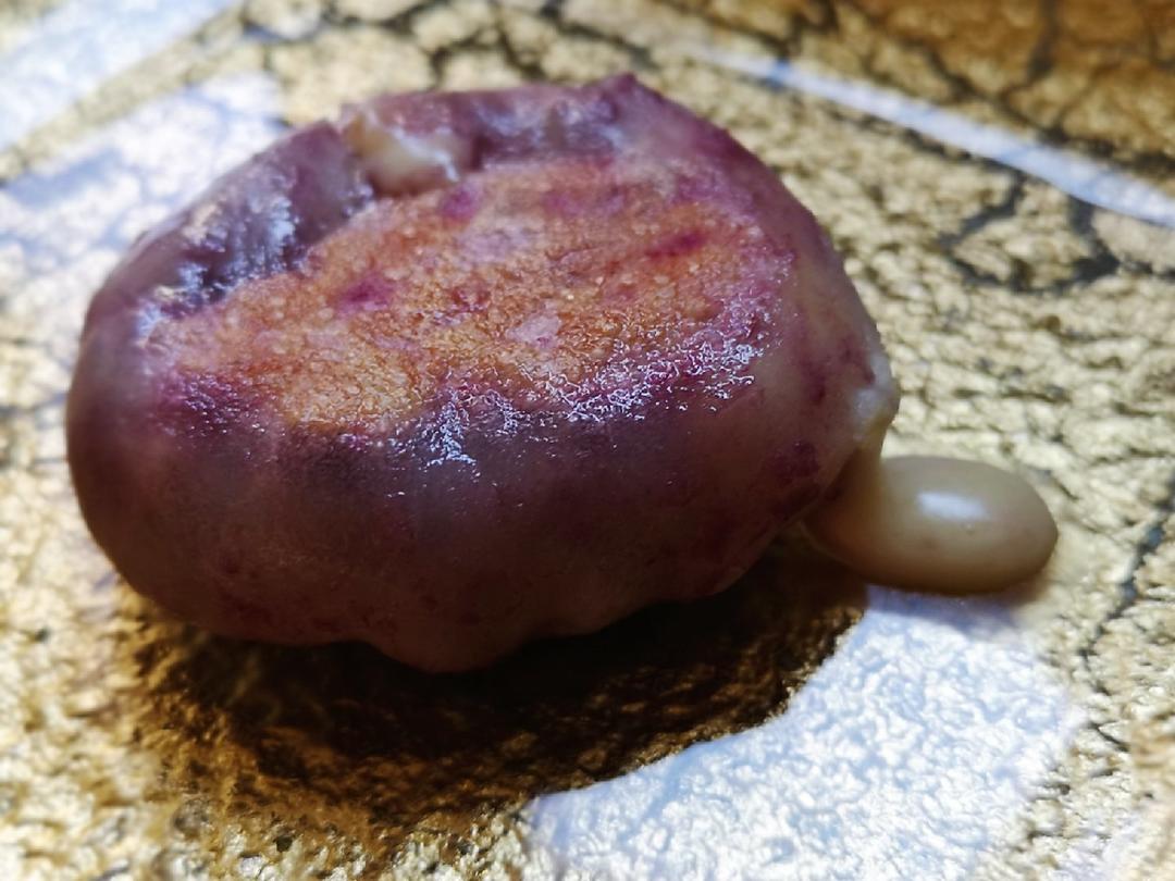 简单版紫薯芝士饼