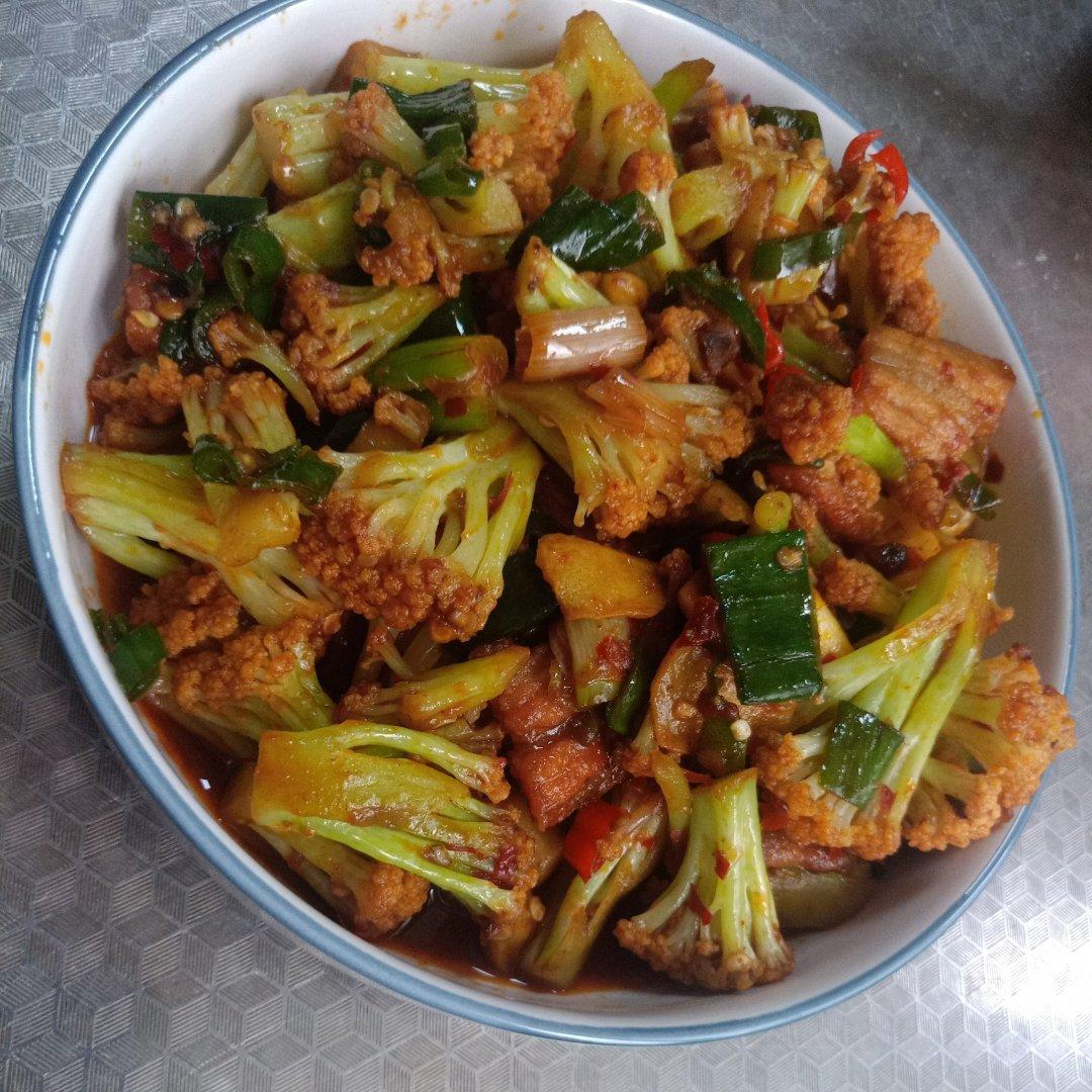 干锅花菜做出饭店味道的秘诀