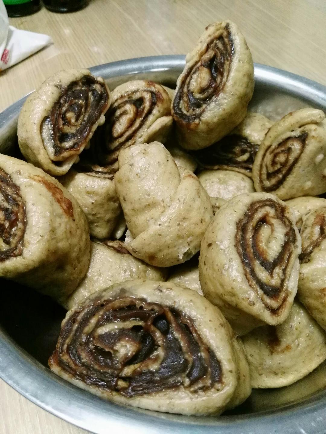 豆沙馒头卷