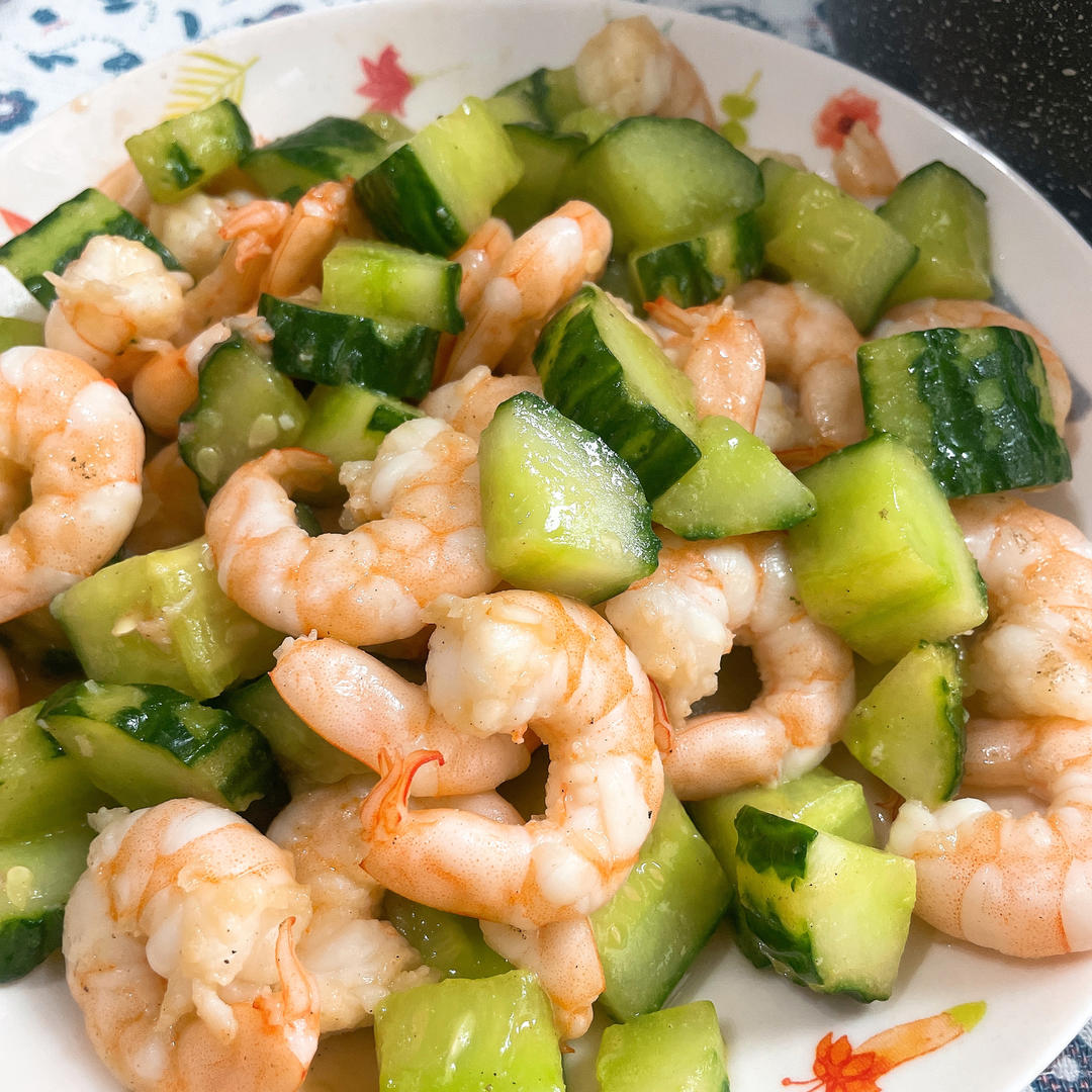 虾仁炒黄瓜