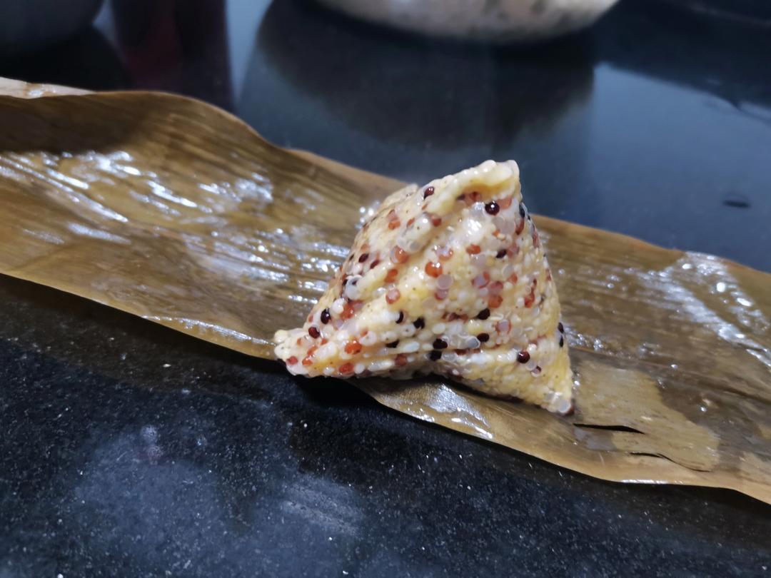 黎麦大黄米花生粽子