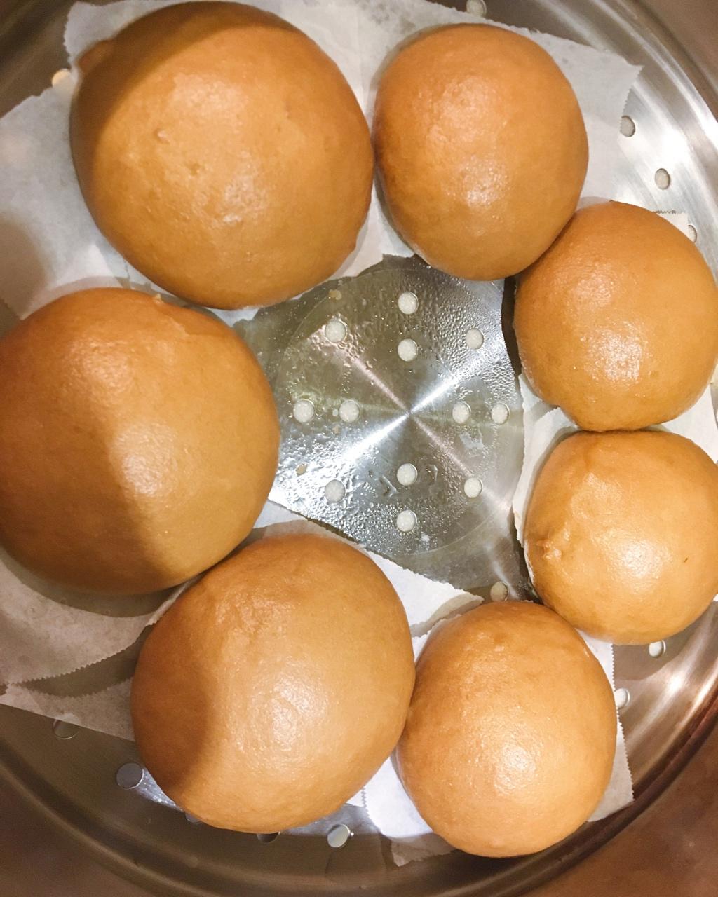 有着面包口感的红糖馒头（一次发酵）