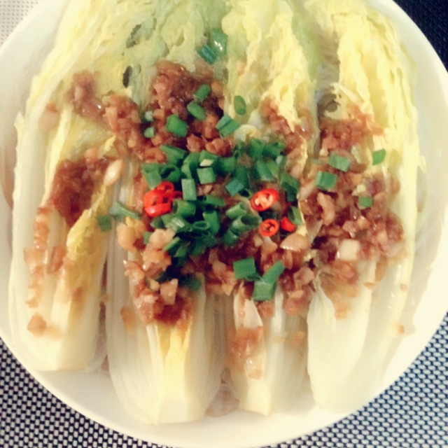 蒜蓉粉丝蒸娃娃菜